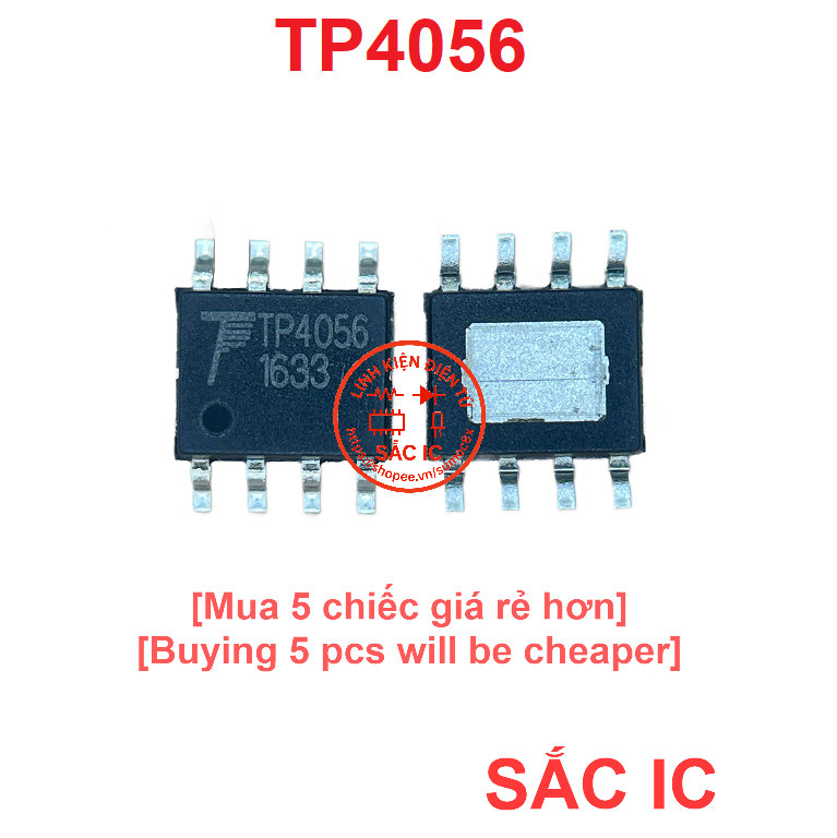 [T42] TP4056 TP4056-42-ESOP8 4056 ic nguồn trên bo mạch - Mới nguyên bản - Original NEW