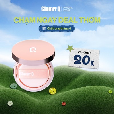 Phấn nước GLAMRR Q LONG WEAR DD CUSHION - SPF50+/PA+++ (1 lõi 12G)
