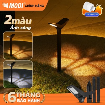 Đèn Trang Trí Sân Vườn Năng Lượng Mặt Trời MODI SOLAR Hình Cánh Bướm Tích Hợp 2 Màu Ánh Sáng