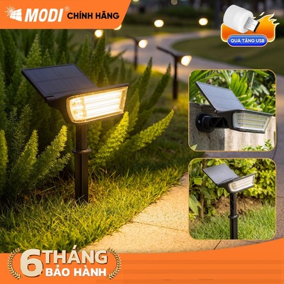 Đèn Rọi Cây, Cắm Cỏ, Gắn Tường Năng Lượng Mặt Trời MODI SOLAR Chống Nước Trang Trí Sân Vườn