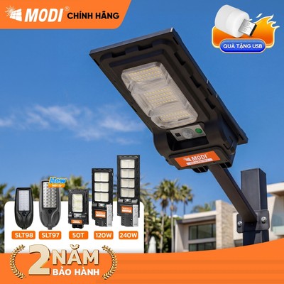 Đèn Năng Lượng Mặt Trời MODI SOLAR, Đèn Led Năng Lượng Mặt Trời Chip Led Siêu Sáng