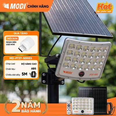 Đèn Pha Năng Lượng Mặt Trời MODI SOLAR LED Cong Siêu Sáng Ánh Sáng Trắng