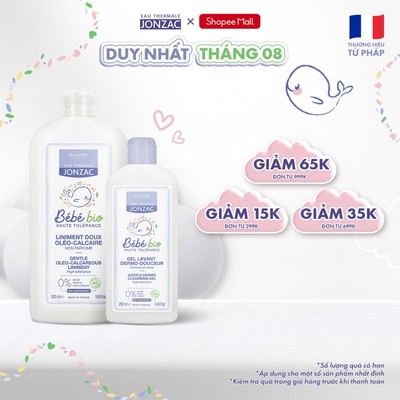 Combo Gel Tắm Gội Hữu Cơ 250Ml và Dung dịch vệ sinh chống hăm tã hữu cơ dành cho bé (500Ml-1L)
