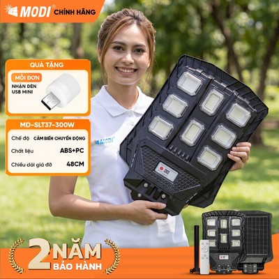 Đèn Năng Lượng Mặt Trời Liền Thể MODI SOLAR , Đèn Led Năng Lượng Mặt Trời Cảm Biến Ánh Sáng