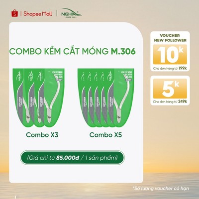 [COMBO] Kềm Cắt Móng Thép Chuyên Dụng Kềm Nghĩa M.306