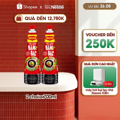 Combo 2 chai nước tương Maggi đậu nành đậm đặc 700ml/chai