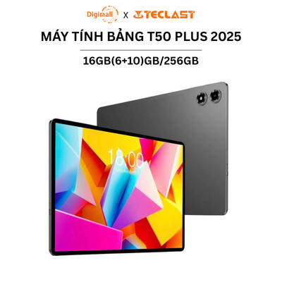 Máy Tính Bảng Tablet TECLAST T50 PLUS 2025 16GB(6+10)/256GB FHD 11” 8000mAh Chip Unisoc T7280