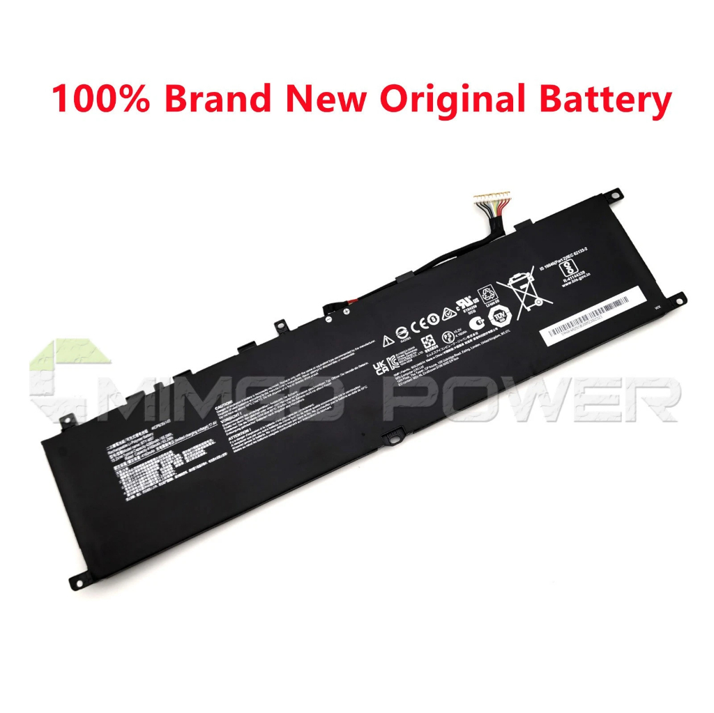 Pin laptop MSI GP66 Leopard 10UG 10UE 10UH 11UG 11UH, GP76 018GP76 444GP66 Stormtrooper 2 Pro, BTY-M