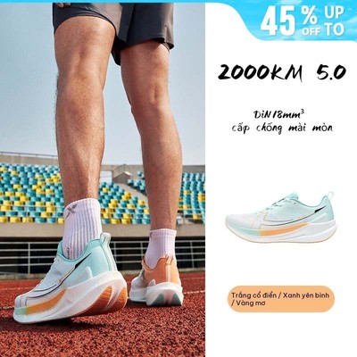 XTEP 2000KM 5.0 Giày chạy bộ - Đệm ACE đàn hồi 70%, đế D18 siêu bền, lựa chọn hàng đầu cho marathon giày chạy Giày chạy