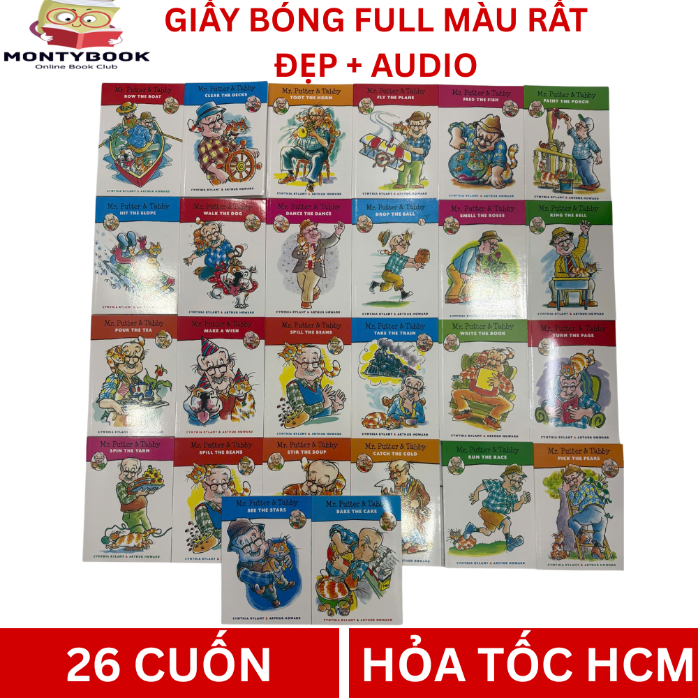 Mr. Putter & Tabby 26 CUỐN TẶNG FILE NGHE FULL MÀU GIẤY BÓNG ĐẸP series Beginning Readers/Easy Reade