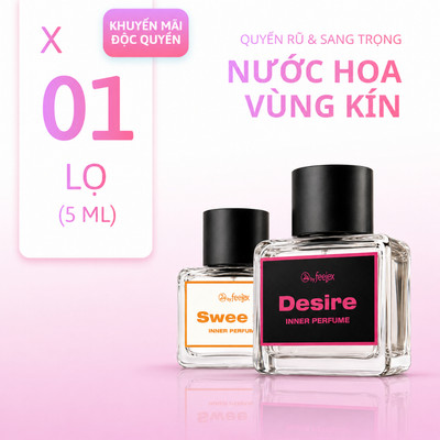 Nước hoa vùng kín C24 By Feelex Inner Perfume hương thơm quyến rũ ngọt ngào lọ 5ml