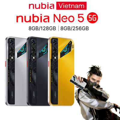 [GIÁ ƯU ĐÃI MỞ BÁN] Điện thoại gaming Nubia Neo 5 5G I Chip Unisoc T9300 I Pin Kép 6050mAh sạc 45W I 2 Triggers Gaming