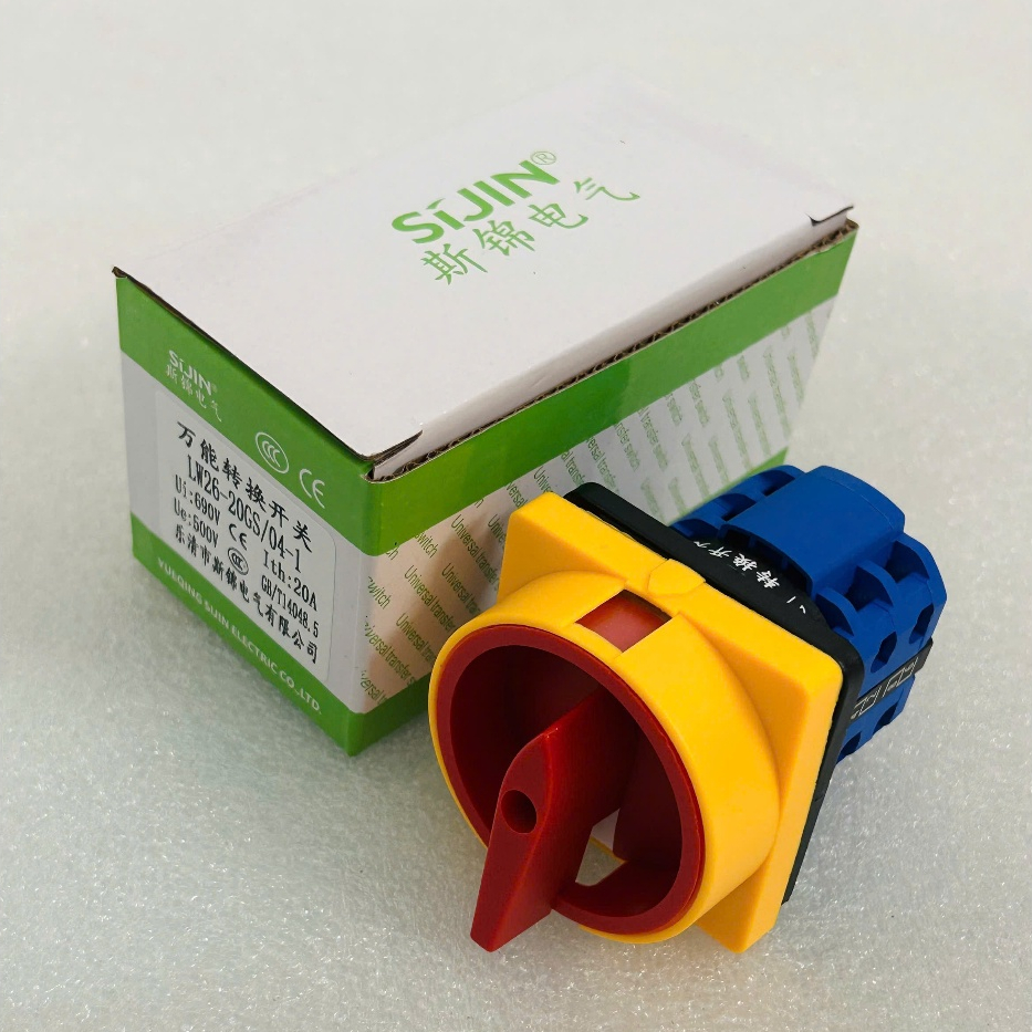 [HÌNH THẬT] Công tắc xoay Sijin LW26-20GS/04-1