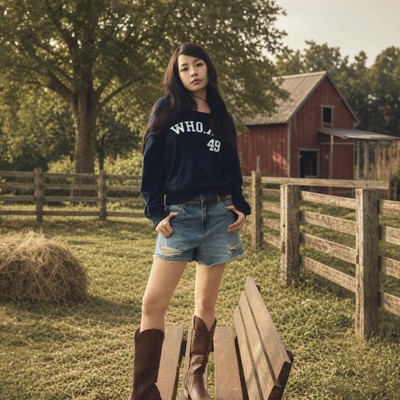 Áo Sweater WHO.A.U One-Shoulder Sweatshirt(F)_WHMWGB923F
