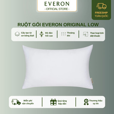 Ruột gối nằm Original low Everon nhiều kích thước Độ cao 14cm, Độ mềm trung bình (OL)