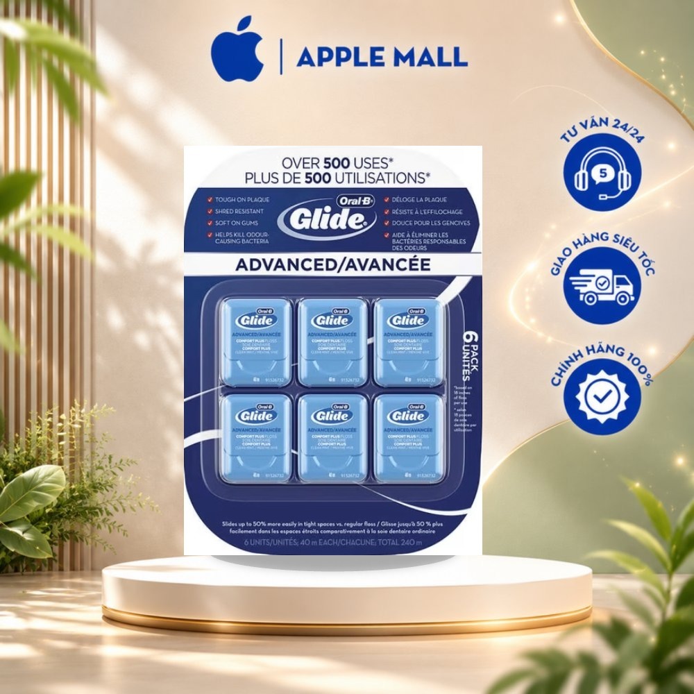 Chỉ Nha Khoa Oral-B Glide Advanced Mẫu Mới Sợi Chỉ Mới Hoàn Toàn - Chính hãng Oral B