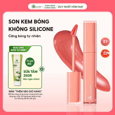 Son Bóng Thuỷ Tinh Môi Căng Mọng Mềm Mịn Từ Maxi Lip Dưỡng Ẩm Phù Hợp Cho Môi Nhạy Cảm Cỏ Mềm 5g
