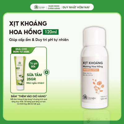Xịt Khoáng Dưỡng Ẩm Nước Cân Bằng Da Cấp Ẩm Kiềm Dầu Cỏ Mềm 120ml