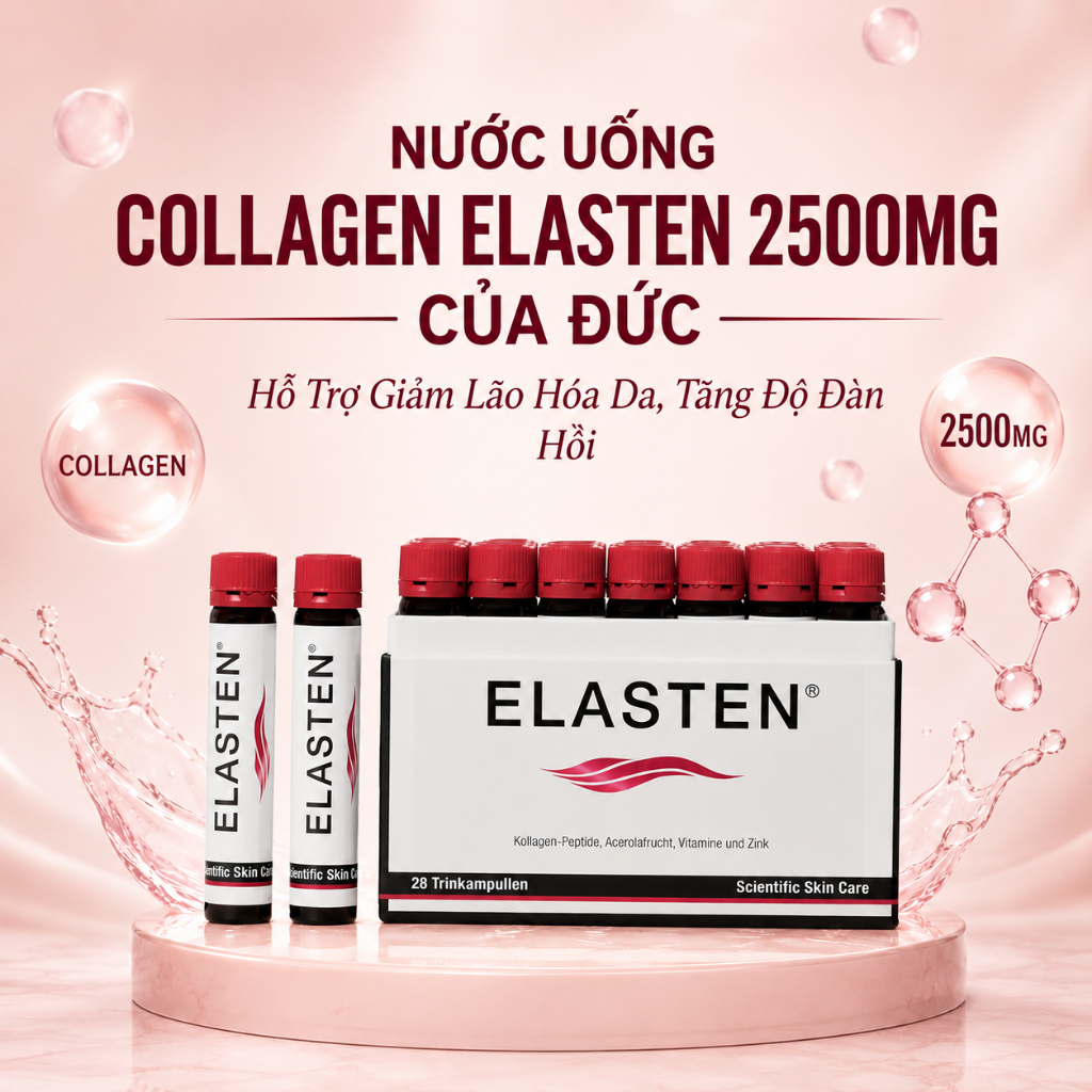 ELASTEN COLLAGEN – NƯỚC UỐNG COLLAGEN-PEPTIDE CHO LÀN DA ĐÀN HỒI, ẨM MỊN