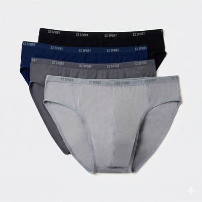 Quần lót nam S2 SPORT sịp tam giác cotton sợi tre cạp nhỏ FITFORM 360 thoáng khí khử khuẩn SBF02