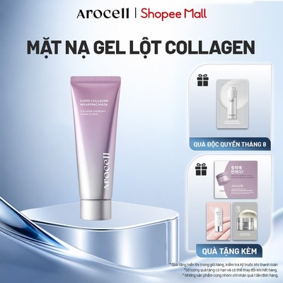 Mặt Nạ Lột Arocell Cấp Ẩm Làm Sạch Tế Bào Chết Super Collagen Wrapping Mask 80ml