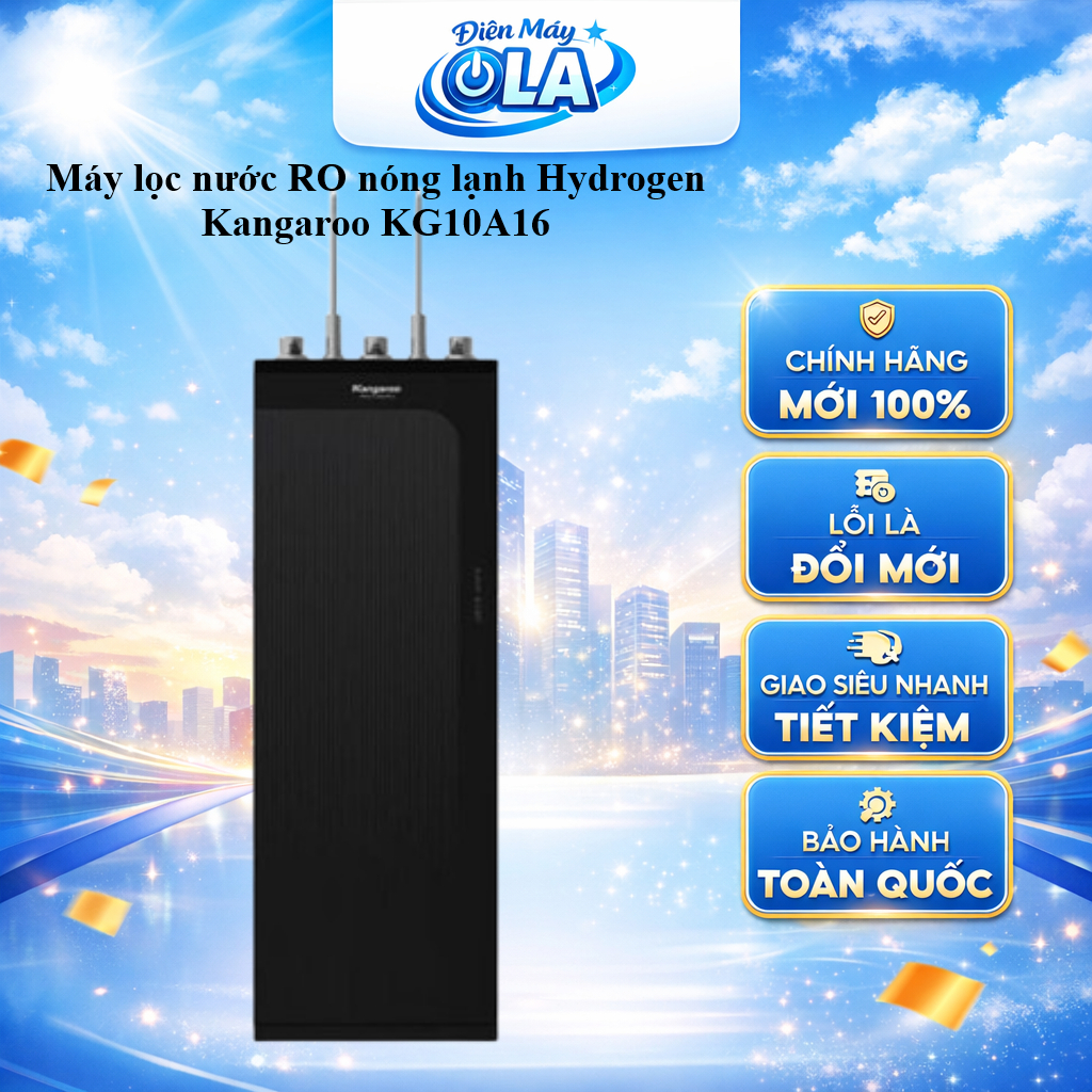 (TOÀN QUỐC) - KG10A16 - Máy lọc nước RO nóng lạnh Hydrogen Kangaroo KG10A16