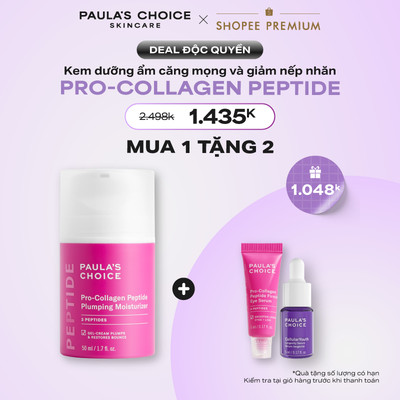 Kem dưỡng ẩm căng mọng và giảm nếp nhăn Paula's Choice Pro-collagen Peptide Plumping Moisturizer 50ml - A1510