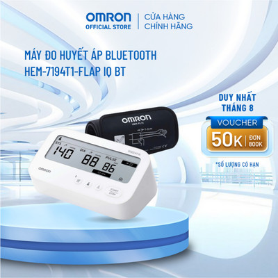 Máy Đo Huyết Áp Bluetooth Phát Hiện Rung Nhĩ OMRON IQ BT HEM-7194T1