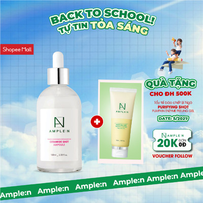 Tinh Chất Dưỡng Da Ceramide Ngừa Lão Hóa AMPLE:N Ceramide Shot Ampoule 100ML