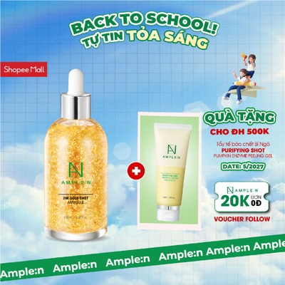 Tinh Chất Vàng Tăng Đàn Hồi, Chống Lão Hóa AMPLE:N 24K Gold Shot Ampoule 100ML