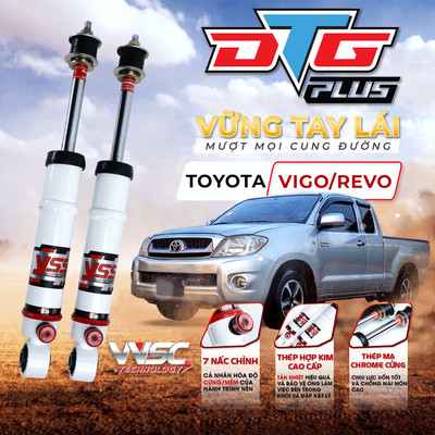 Phuộc sau ô tô YSS Toyota Hilux / Revo (đời 2008) DTG Plus 2pcs/set (RB3020-550C-01-P7)