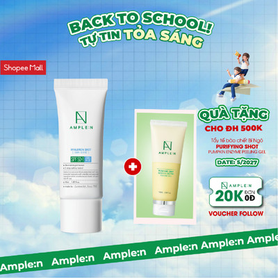 Kem Chống Nắng Cấp Ẩm Dành Cho Da Khô AMPLE:N Hyaluronshot Suncare SPF50+/PA+++