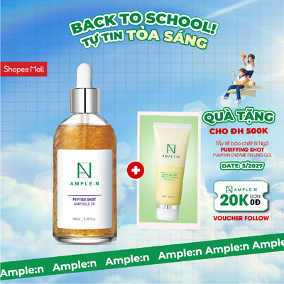 Tinh Chất Cấp Ẩm, Chống Lão Hóa AMPLE:N Peptide Shot Ampoule 2X 100ML