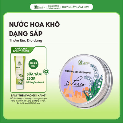 Nước Hoa Khô Thiên Nhiên Paris Hương Hoa Lan Chuông Mơ [TẶNG kèm Túi Vải nhỏ]Cỏ Mềm 10g