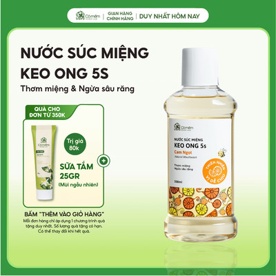 Nước Súc Miệng Giảm Hôi Nhiệt Miệng Ngừa Sâu Răng Hiệu Quả Dùng Được Cho Người Lớn Và Trẻ Nhỏ Cỏ Mềm 500ml