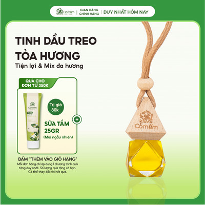 Tinh Dầu Treo Xe Ô Tô Phòng Ngủ Treo Tủ Quần Áo Nhà Vệ Sinh Thiên Nhiên Nguyên Chất Cỏ Mềm 8,5ml