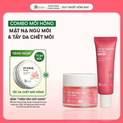 Combo Môi Hồng Dưỡng Môi Cỏ Mềm