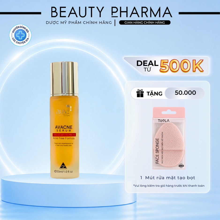 ✅ [DATE MỚI-CHÍNH HÃNG PHÒNG KHÁM DA]Serum Avacne Auvi Nature giúp kiểm soát nhờn, giảm mụn và mờ vế