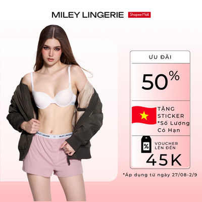 [MUA 2 GIẢM 5%] Quần Đùi Nữ Thun Gân Dệt Vân Sóng Miley Lingerie Quần Short Mặc Nhà Tập Yoga Lounge