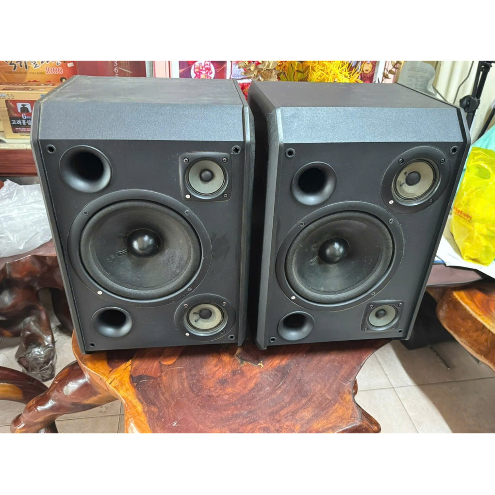 Thanh lý cặp loa cũ nghe nhạc karaoke SAS 300 linh kiện hàn quốc do sóng nhạc phân phối còn nguyên ê