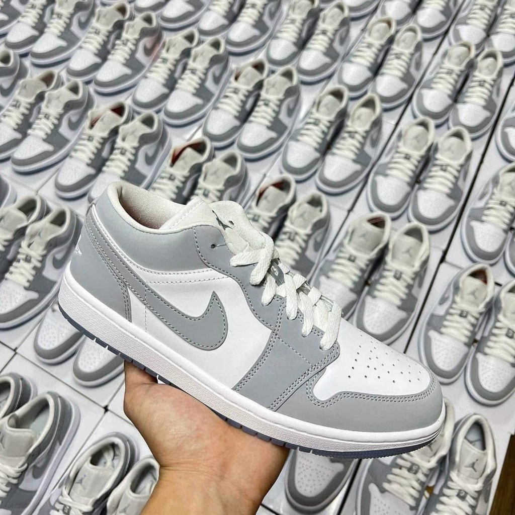 [ CHÍNH HÃNG ] GIÀY THỂ THAO JD1 LOW WOLF GREY DC0774-105 NEW FULL BOX TAG AUTH