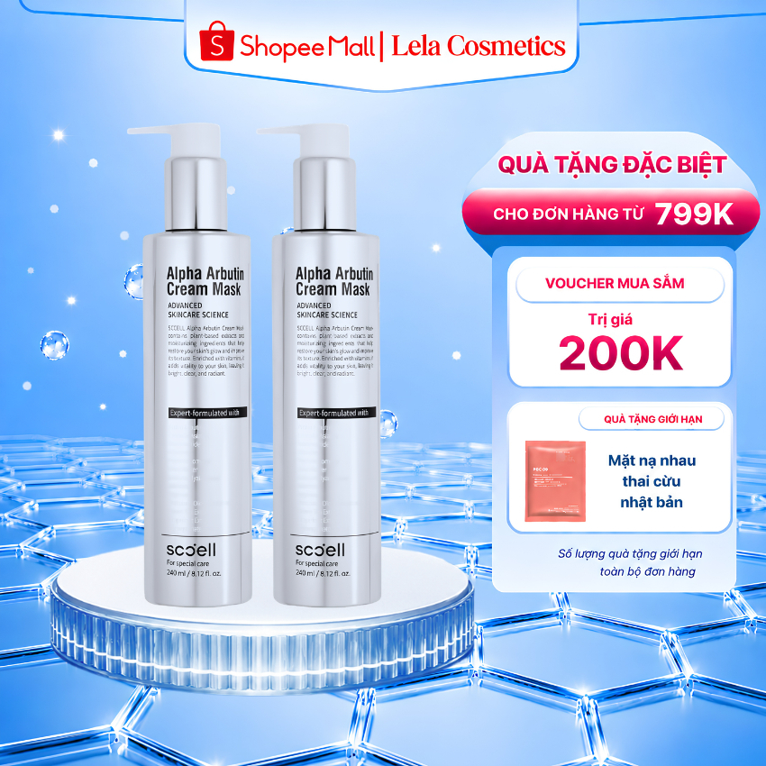 Mặt Nạ Dưỡng Trắng Da SCCELL Radiance Maxclinic Hàn Quốc Lọ 240mL, Giúp Cấp Ẩm Và Phục Hồi Da