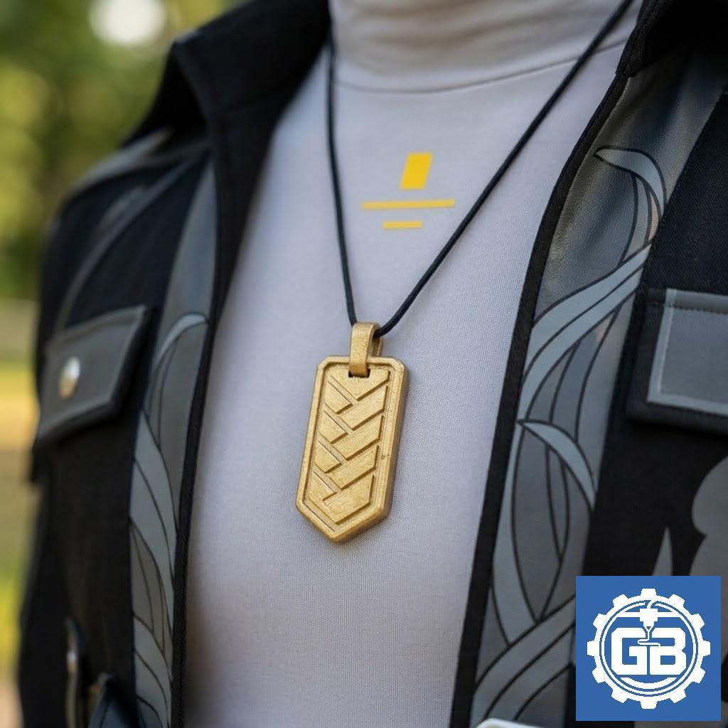 Vòng cổ cosplay Nhân vật Nam wuthering waves male rover necklace hóa trang