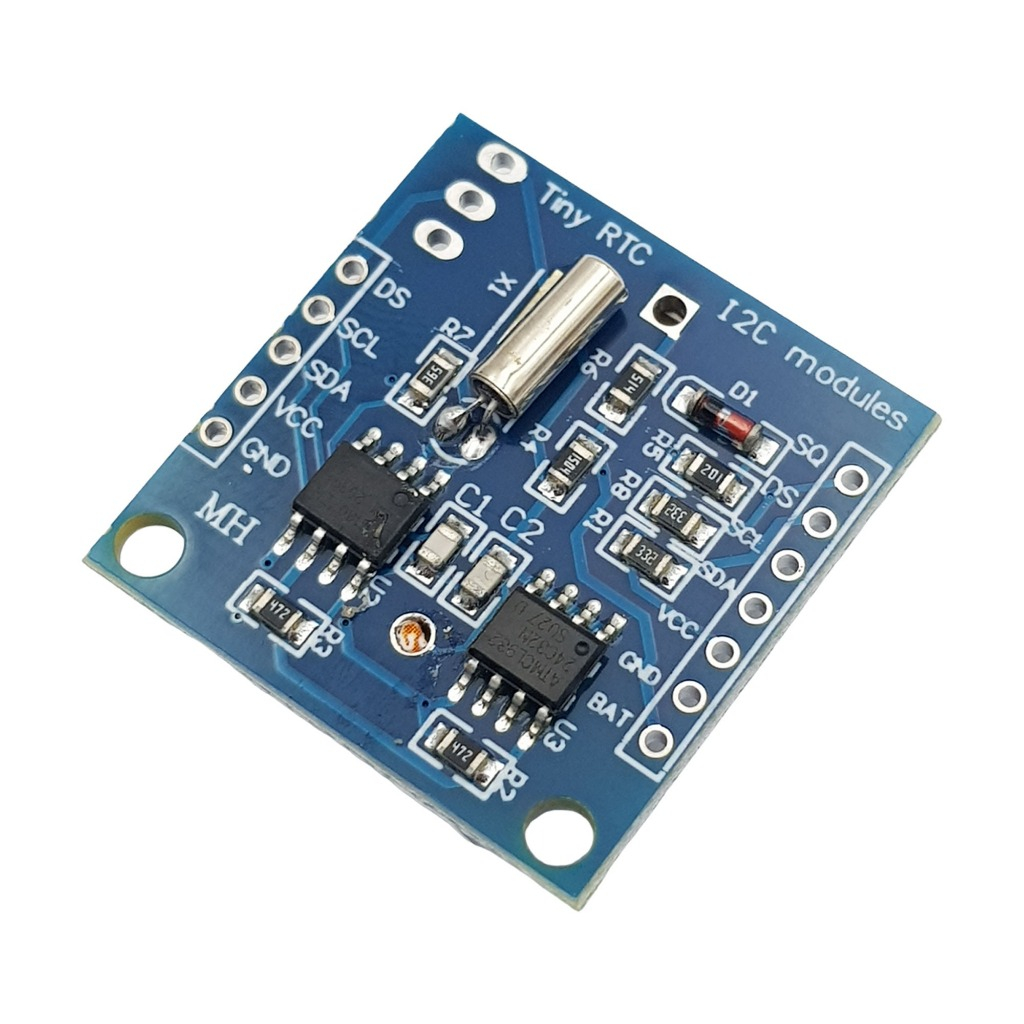 Module Thời Gian Thực RTC DS1307 Tích Hợp EEPROM AT24C32 Giao Tiếp I2C