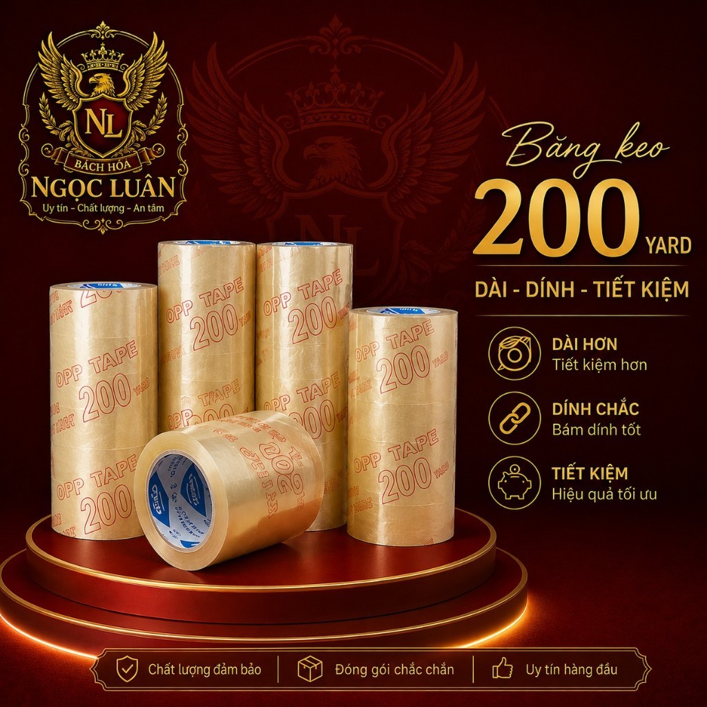 Băng keo trong 200 yard