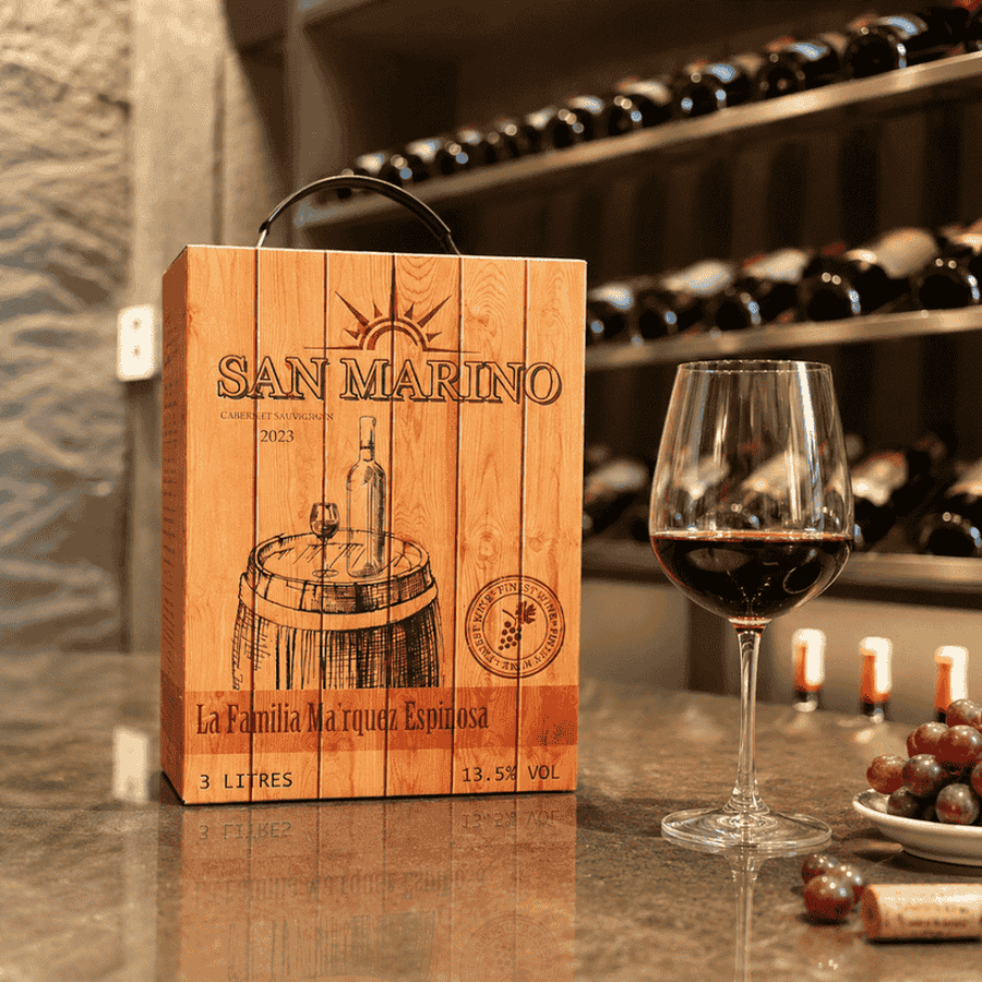 Rượu vang bịch Chile San Marino 3 lít nhập khẩu