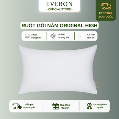 Ruột gối nằm Original High Everon nhiều kích thước, Độ cao 15cm, Độ mềm trung bình (OH)