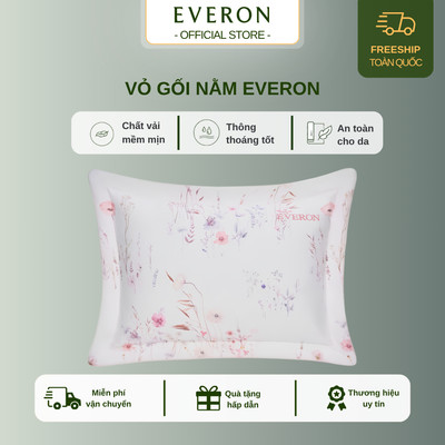 Vỏ gối nằm BST2025 Everon (Kích thước 45x65, Họa tiết in/thêu, Chất liệu Tencel/Modal/Cotton)