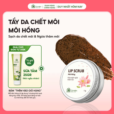 Tẩy Tế Bào Chết Môi Lip Scrub Môi Hồng Giúp Môi Mềm Mịn Ngăn Ngừa Thâm Môi 18gr