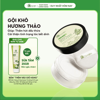 Gội Đầu Khô Hương Thảo Sạch Dầu Ngăn Bết Phồng Tóc Cho Mái Tóc Thơm Sạch Cỏ Mềm